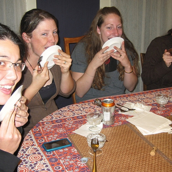 Rachael, Bel, Andrea, & Melanie; November 28, 2008