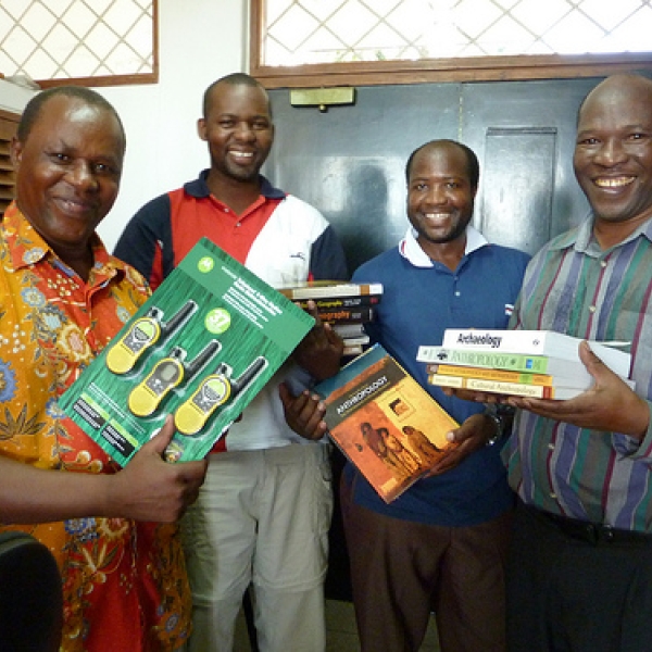 Thanks VIU! Donations from VIU (Department of Anthropology, English, and Geography) to the Archaeology Unit of the University of Dar-es-Salaam.