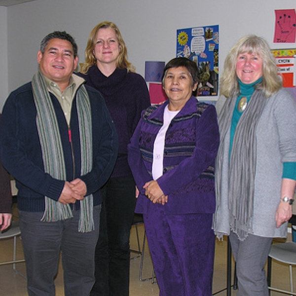 Laurel Whitley, Faculty, Capilano University; Dr Ignacio Oacho, Department of Anthropology, Landivar University, Guatamala; Karen Prins, Lecturer in Pedagogy and International Coordinator, University College Capital Frøbelseminariet, Denmark; Florence Jam