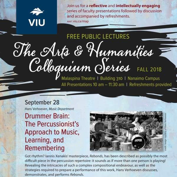 Fall 2018 Colloquium Series Poster