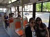 On the bus from Villa Camerata