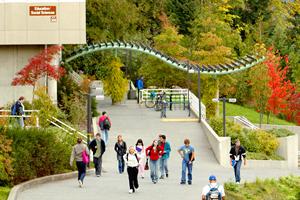 VIU Nanaimo campus bldg 356 ground level view