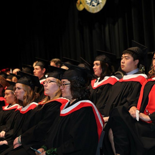 Zak, Alex, Jessica, & Tamara. Photo courtesy of VIU staff photographer. 