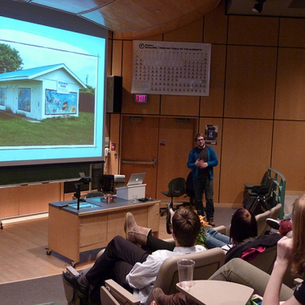 Clark on Duncan project A VIU ANTH grad, Clark, presented information on a community-based project at the Kin Park in Duncan. He is currently the Kin Park Youth Urban Farm Intern.