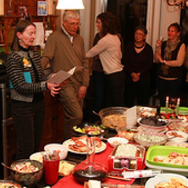 David, Sharon, John, Ruth, Imogene, Libby, Lynn, Chris, Caroline, Michael, Tim, Hannah, & Melanie. Photo courtesy of JA. 