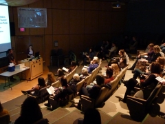 Cory & Chantelle presenting their directed study project--An Alternative Tourists' Guide to Nanaimo Parks.